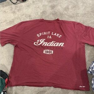 Indian Motorcycle Maroon Short Sleeve Tee